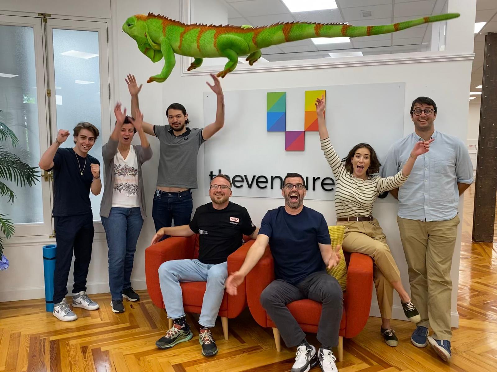 What would this staged team photo look like if it were fun?